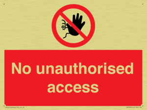 No unauthorised access